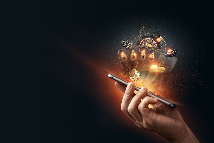 Gambar ilustrasi transaksi keuangan online yang aman di perangkat mobile